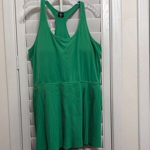 Green Women's Premium Athleisure Dress One Piece, Sz. XL